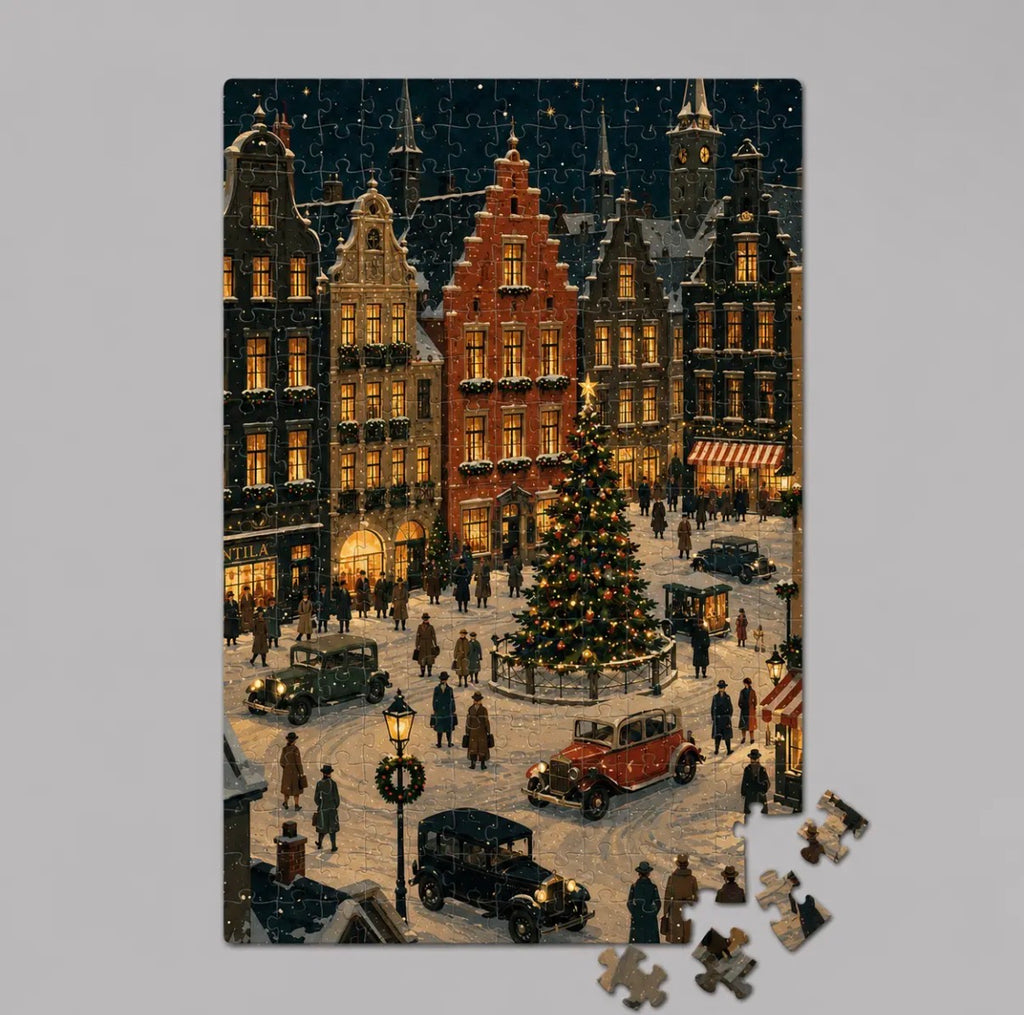 Mini puslespil - Julestemning