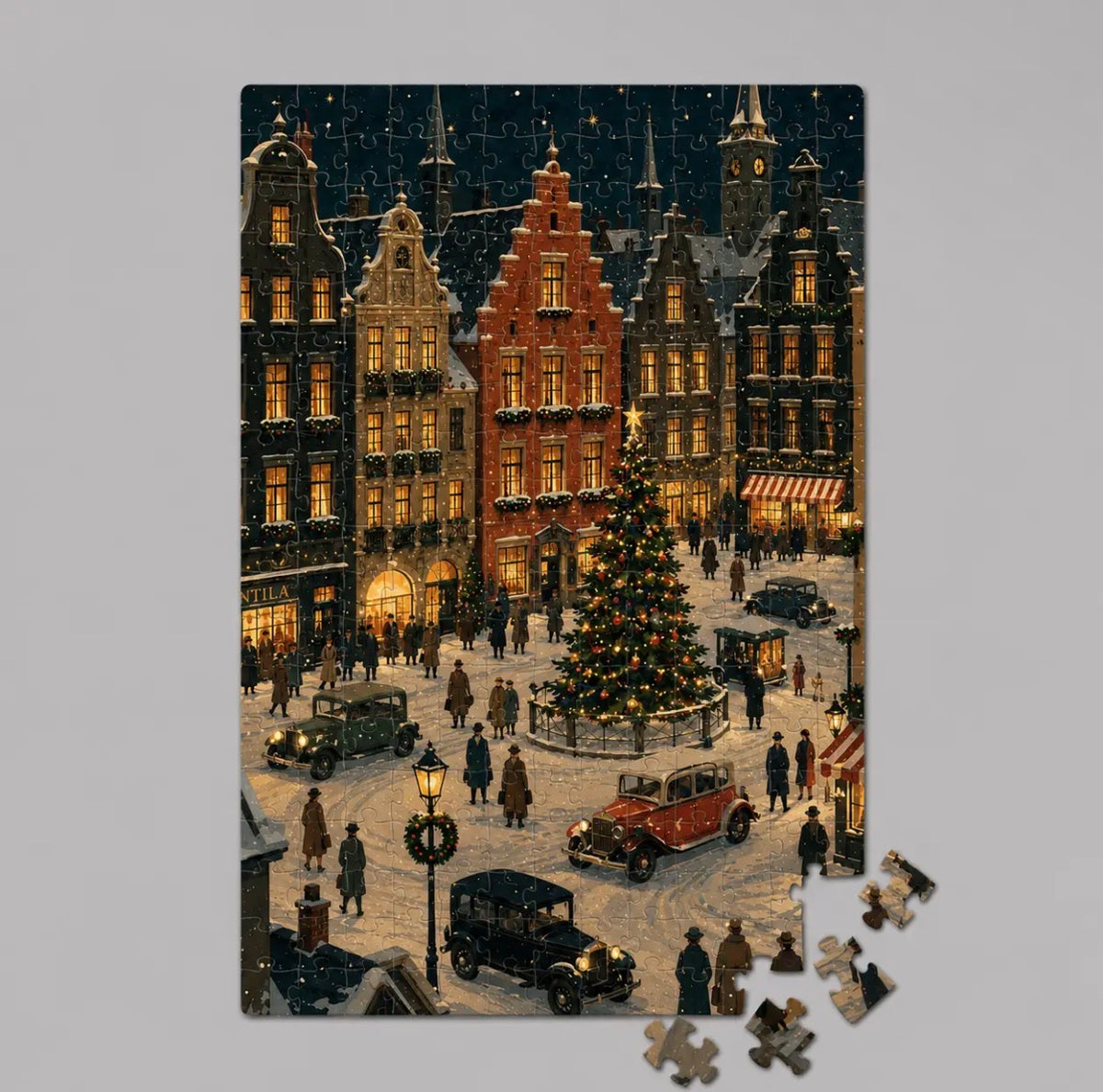 Mini puslespil - Julestemning