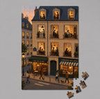 Mini puslespil - Aften i Paris
