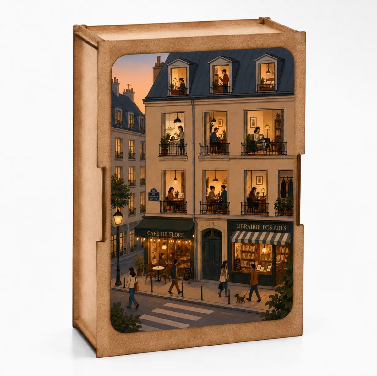 Mini puslespil - Aften i Paris